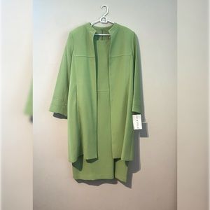 Lily & Taylor Suit Dress Peridot Green Size 14
